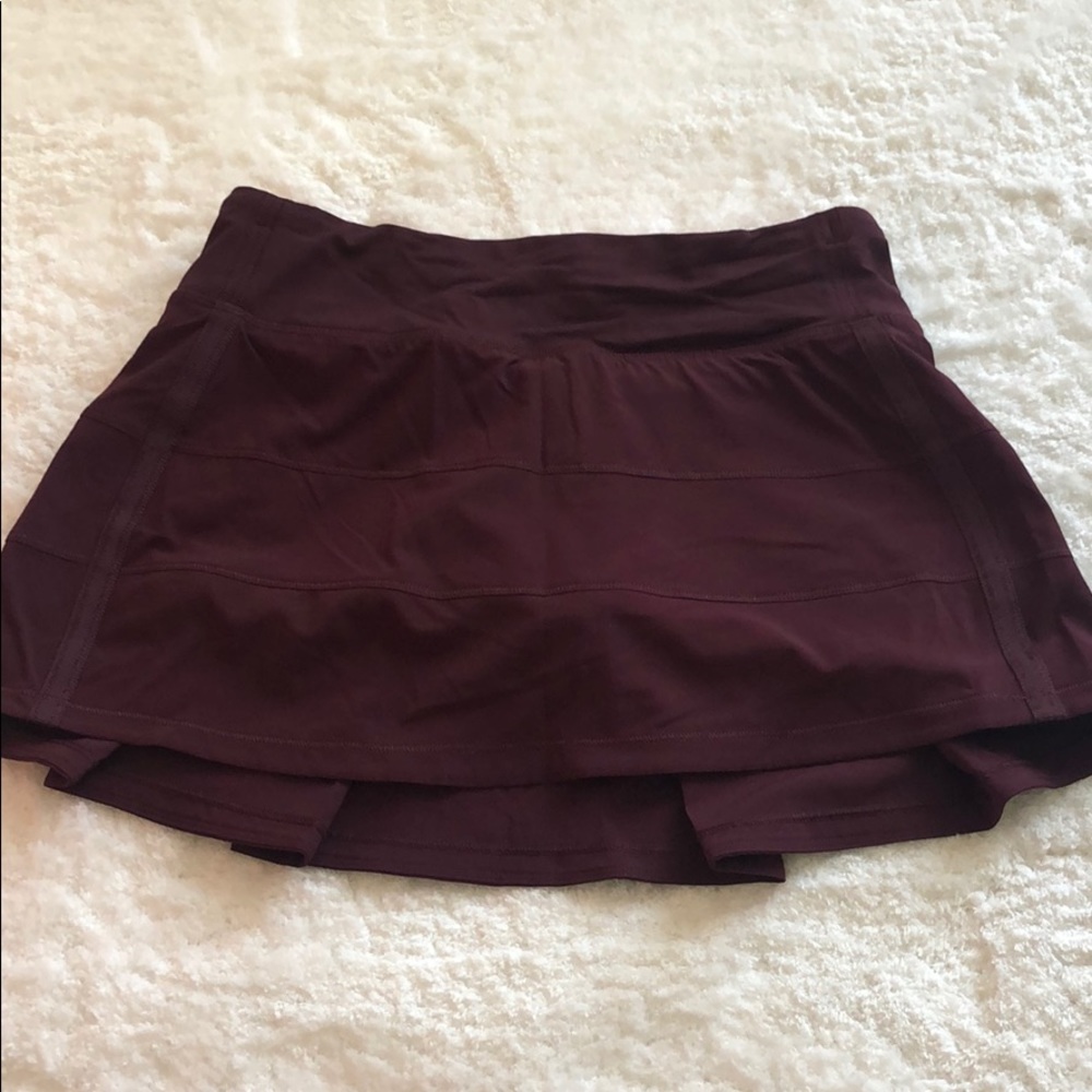Maroon Lululemon Skirt